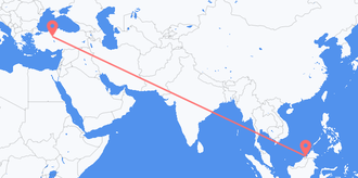 Vols de Brunéi Darussalam pour la Turquie