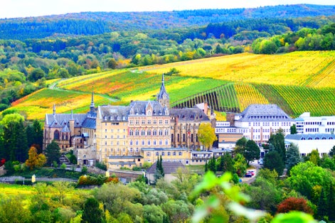 Photo of old abbey and school in  Bad Neuenahr, Germany.
