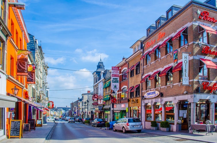 Photo of Streets of Bastogne, city which was ambushed during German counter-offensive at the end of second world war, BELGIUM