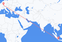 Jakarta to Strasbourg