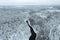 photo of a river in winter at Oulanka National Park, Finland.