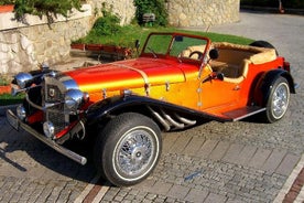 Privat retro stilfuld rundvisning i Sliven med Mercedes SSK 1973