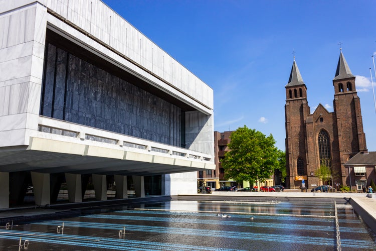 St. Walburgis church and City Hall - Municipality of Arnhem, Netherlands