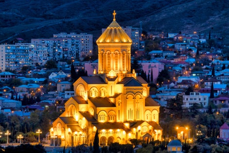 Holy Trinity Cathedral of Tbilisi (also called Sameba), Tbilisi, Georgia