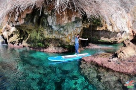 Paddle Brim leið Cliffs Nerja og Cascada de Maro + Snorkel