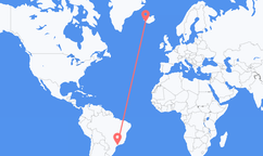 São Paulo to Reykjavík