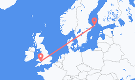 Flights from Åland Islands to Wales