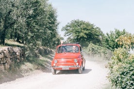 Einka 500 Fiat ferð í Toskana frá San Gimignano