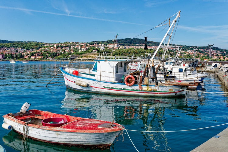 Boats in the port of Koper (Slovenia)