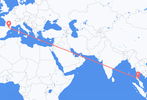 Vuelos de Provincia de Nakhon Si Thammarat a Andorra la Vieja