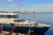 Royal yacht Britannia, top tourist attraction in Edinburgh, port of Leith. Edinburgh Scotland, UK.