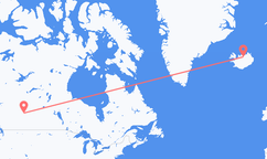 Flights from Edmonton to Akureyri