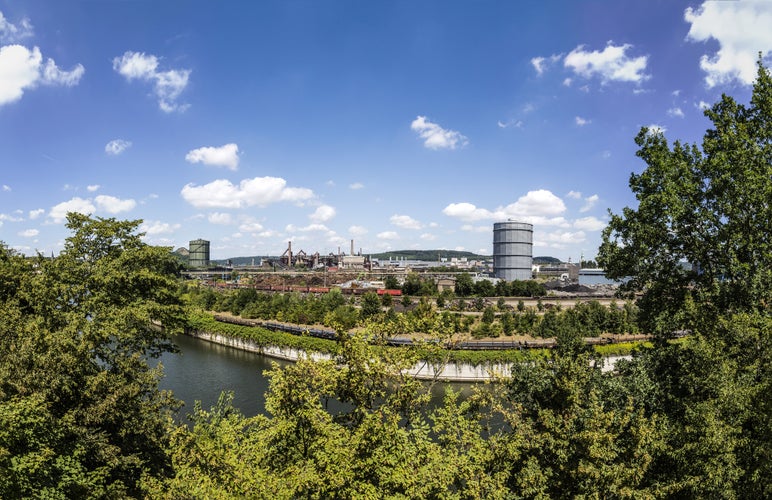 Photo of Panorama of Volklingen Ironworks in Saar, Germany