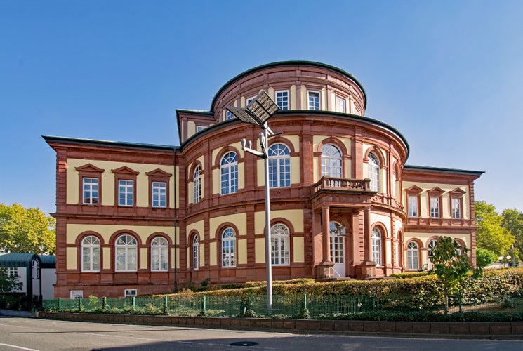 Old municipal hall at Neustadt on the Wine Route, Rhineland-Palatinate, Germany, which dates from the 19th century