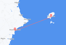 Flights from Alicante to Ibiza