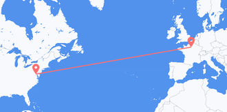Flüge von den Vereinigten Staaten nach Frankreich