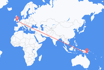 Flights from Port Moresby to Bristol