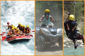  Aventure d'une journée complète 3 en 1 d'Antalya au parc national de Köprülü Canyon