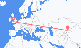 Flights from Kyrgyzstan to Wales