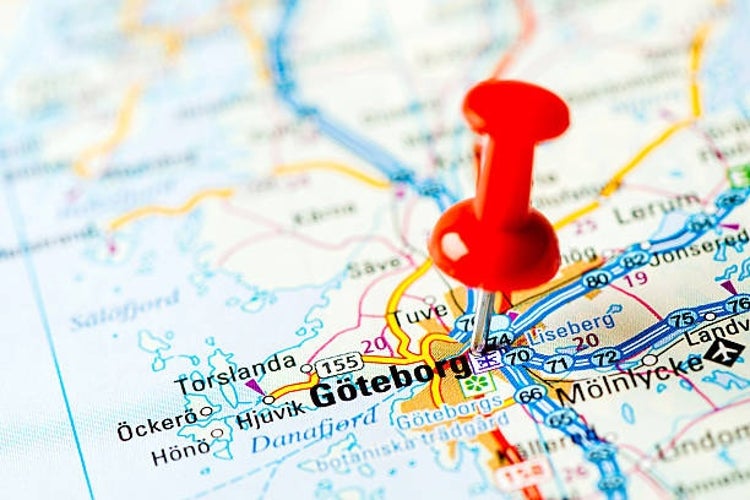 Gothenburg on a map.jpg