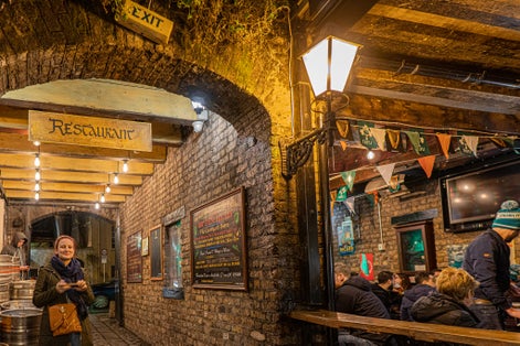 Photo of March Portion of Brazen head pub in Dublin Ireland.