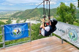 From Tirana: Petrela Zipline Adventure with Transport