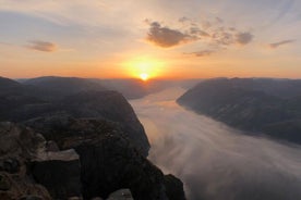 Guided sunrise hike to Pulpit Rock Preikestolen