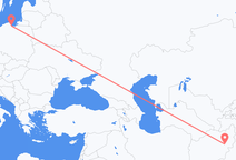 카불 출발, 그단스크 도착 항공편