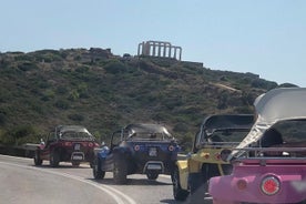 Visite en buggy dans les ruines antiques et les temples autour d'Athènes-Temple SOUNIO Poséidon