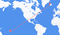 Nukuʻalofa to Reykjavík