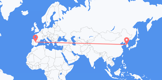 Voli dalla Corea del Sud alla Spagna