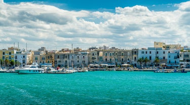 Photo of aerial view of of the city of Trani, Puglia, Italy.