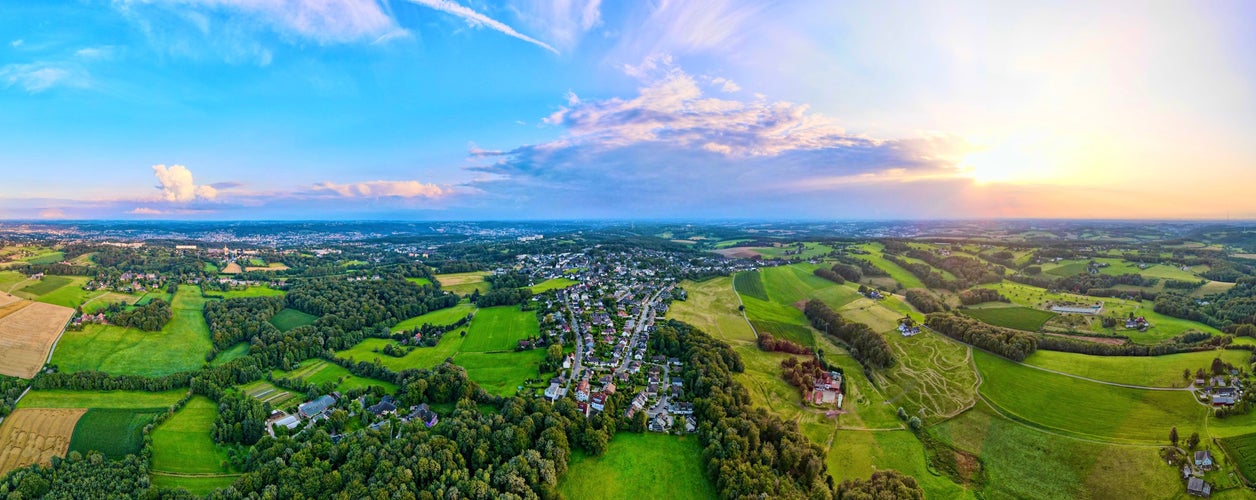 Wuppertal, Germany - idyllic district with villas