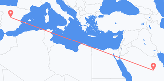 Vuelos de Arabia Saudí a España