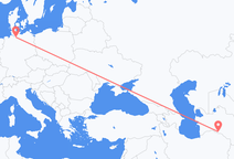 Ashgabat to Hamburg