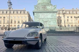 2 timers privat tur i Paris i Vintage Citroën DS med åpent tak