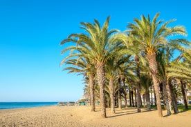 Photo of aerial view of Benalmadena coastal town in Andalusia in southern Spain.