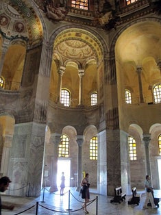 photo of view the interior of San Vitale, Ravenna, Italy.