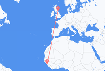 Conakry to Newcastle upon Tyne