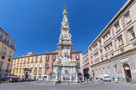 Aerial panoramic cityscape of Rome, Italy, Europe. Roma is the capital of Italy. Cityscape of Rome in summer. Rome roofs view with ancient architecture in Italy. 