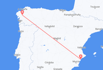 Flyg från Santiago de Compostela till Alicante