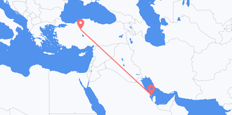 Voli dal Bahrein in Turchia