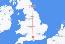 Flyrejser fra Southampton, England til Newcastle upon Tyne, England