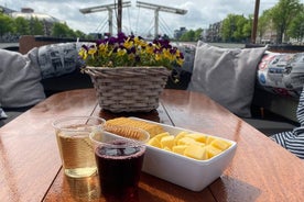 Visite guidée en bateau du fromage néerlandais et des boissons à Amsterdam