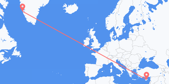 Greenland to Cyprus