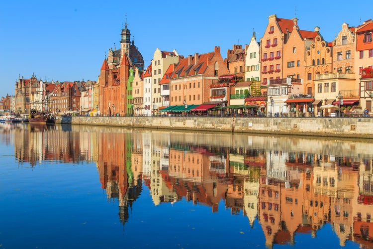  Photo of cityscape of Gdansk in Poland.