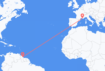 Georgetown to Marseille