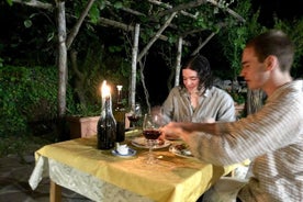 Speisen Sie in unserem familiengeführten Bauernhaus - traditionelles Bio-Essen & Wein