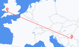 Flights from Wales to Serbia