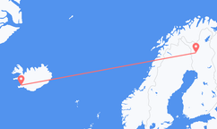 Flights from Reykjavík to Kolari
